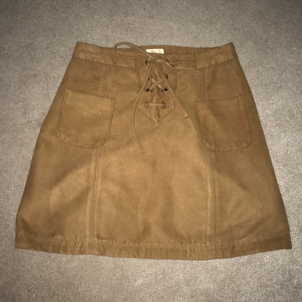 Tan Suede Skirt